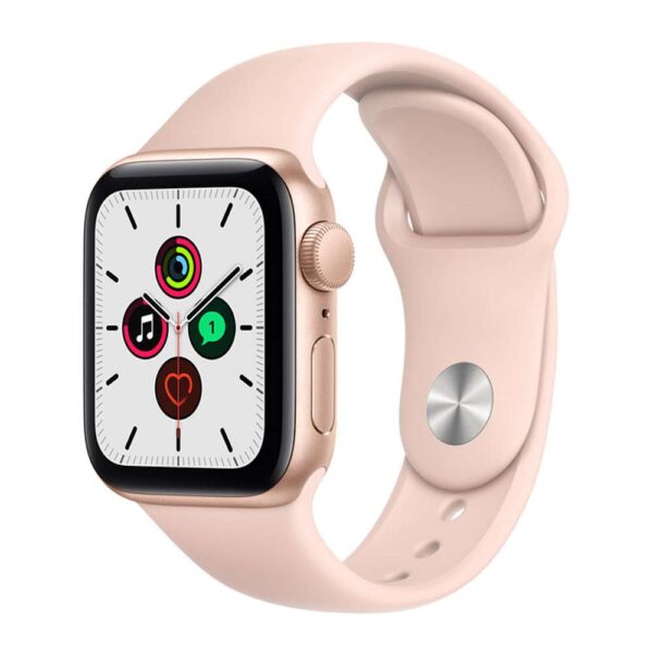 Apple Watch SE 40 mm GPS + Cellular, Gold Aluminium Case with Sport Band Pink Sand